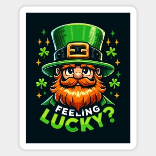 Feeling Lucky Leprechaun: St. Patrick's Day Gift Magnet